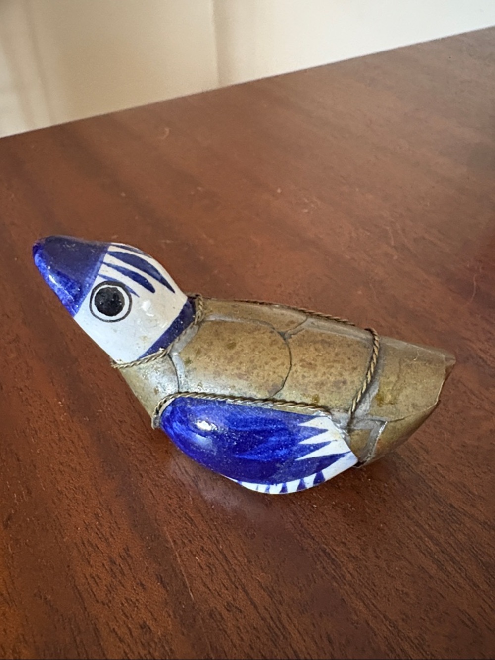 Tonala Pottery and Brass Chickens - Picture 4 of 5